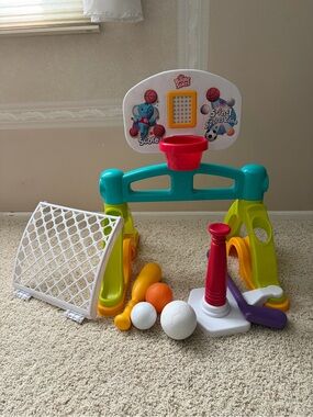 Bright Starts 3-in-1 Kids Sports Playset - Multicolor